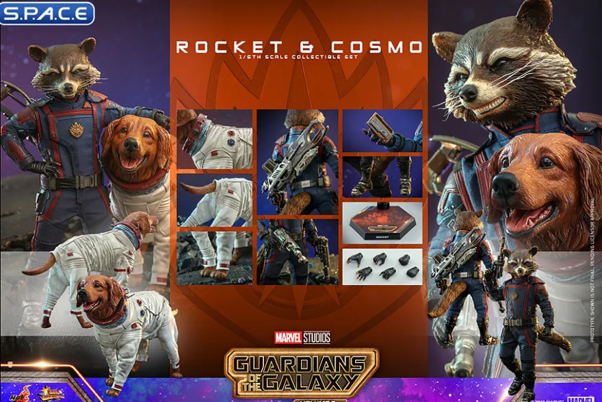 1/6 Scale Rocket and Cosmo Movie Masterpiece MMS708