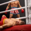1/10 Scale Rocky Over Drago Through the Ropes Statue
