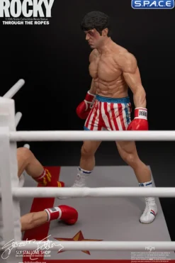 1/10 Scale Rocky Over Drago Through the Ropes Statue