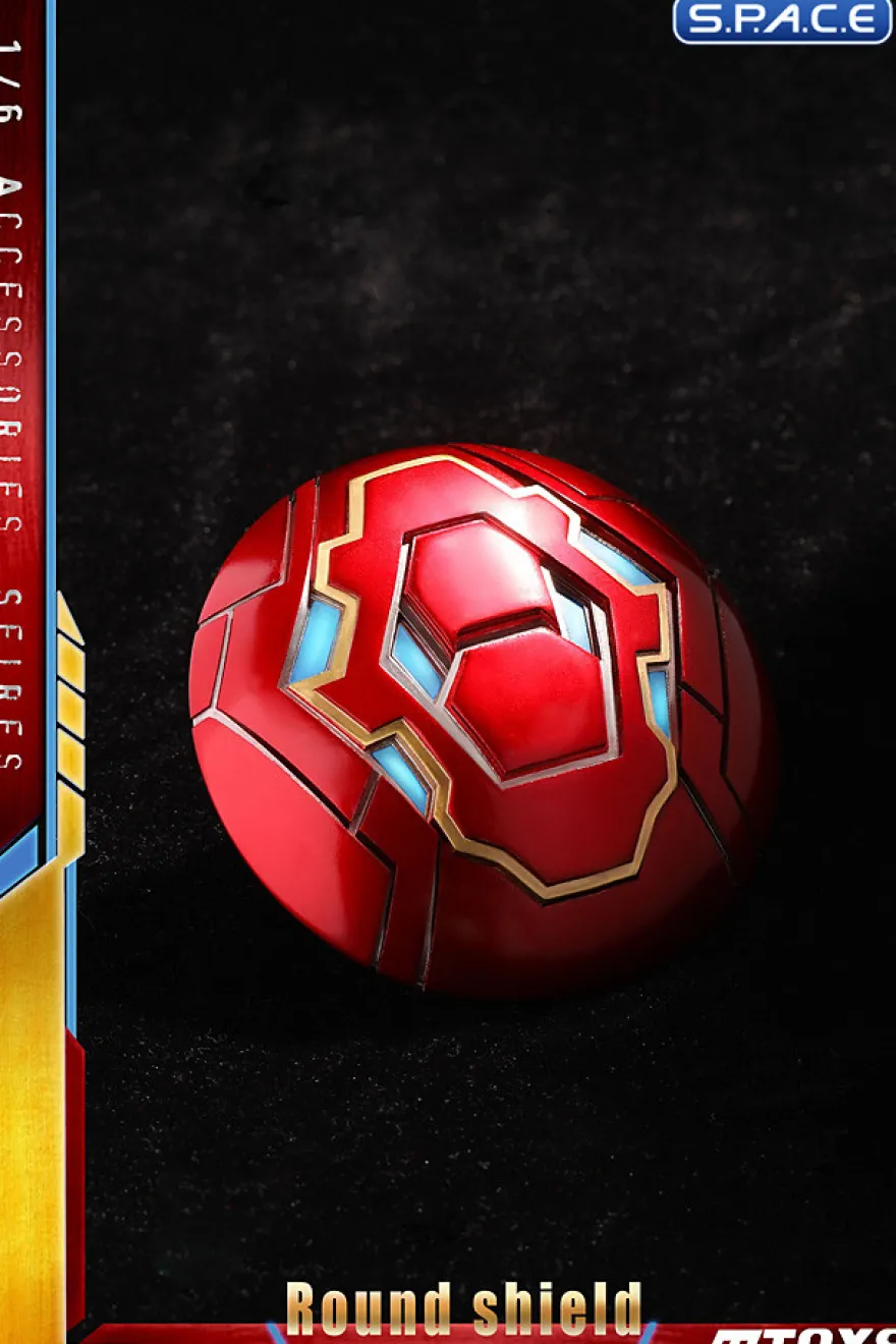 1/6 Scale Round Iron Shield