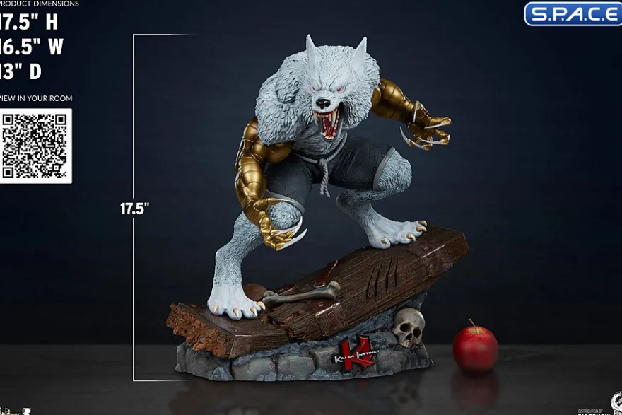 1/4 Scale Sabrewulf Statue - White Wolf Variant