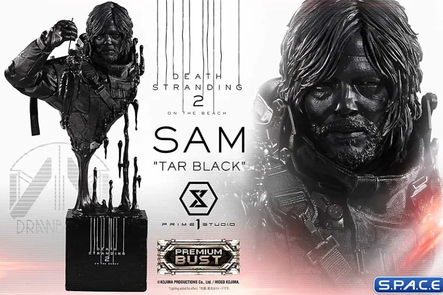 1/3 Scale Sam »Tar Black« Premium Bust