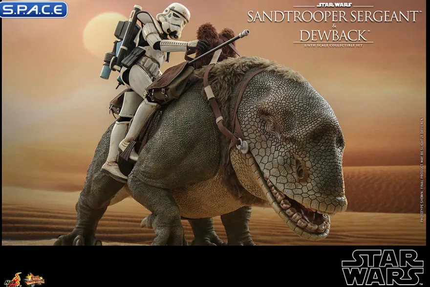 1/6 Scale Sandtrooper Sergeant & Dewback