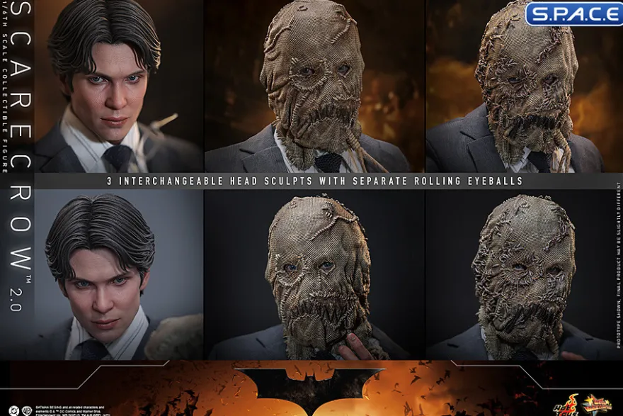 1/6 Scale Scarecrow 2.0 Movie Masterpiece MMS801 (Batman Begins)