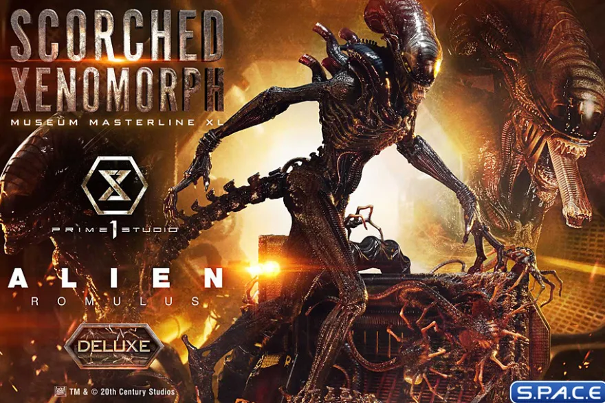 1/3 Scale Scorched Xenomorph Deluxe Museum Masterline XL Statue