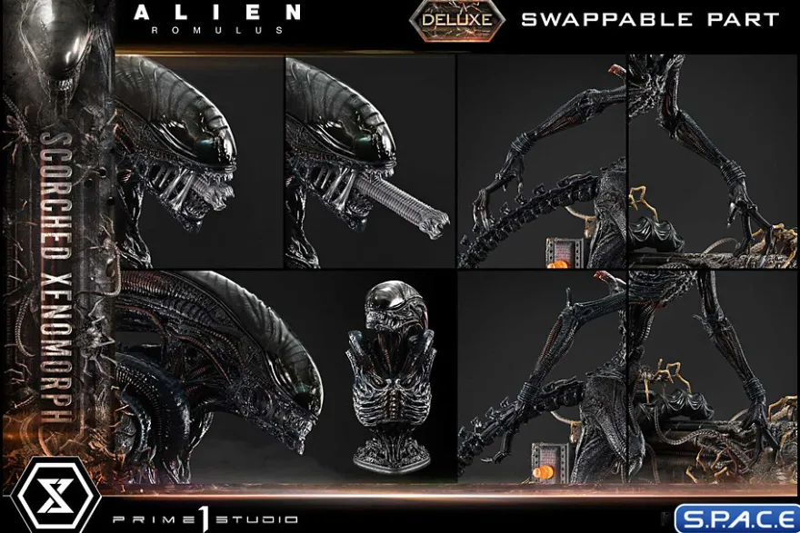 1/3 Scale Scorched Xenomorph Deluxe Museum Masterline XL Statue