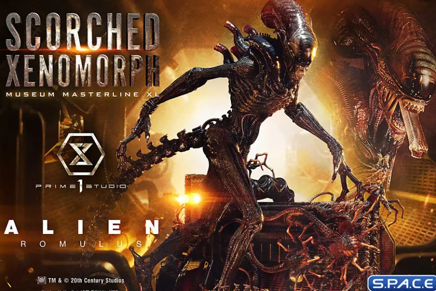 1/3 Scale Scorched Xenomorph Museum Masterline XL Statue (Alien: Romulus)