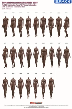 1/6 Scale Seamless female Body S45B / headless (black)