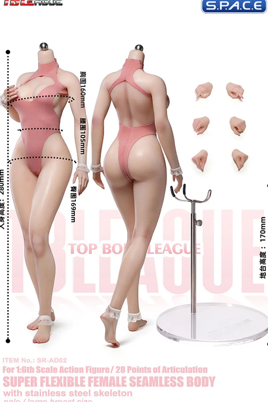 1/6 Scale Seamless Female Body SR-AD02