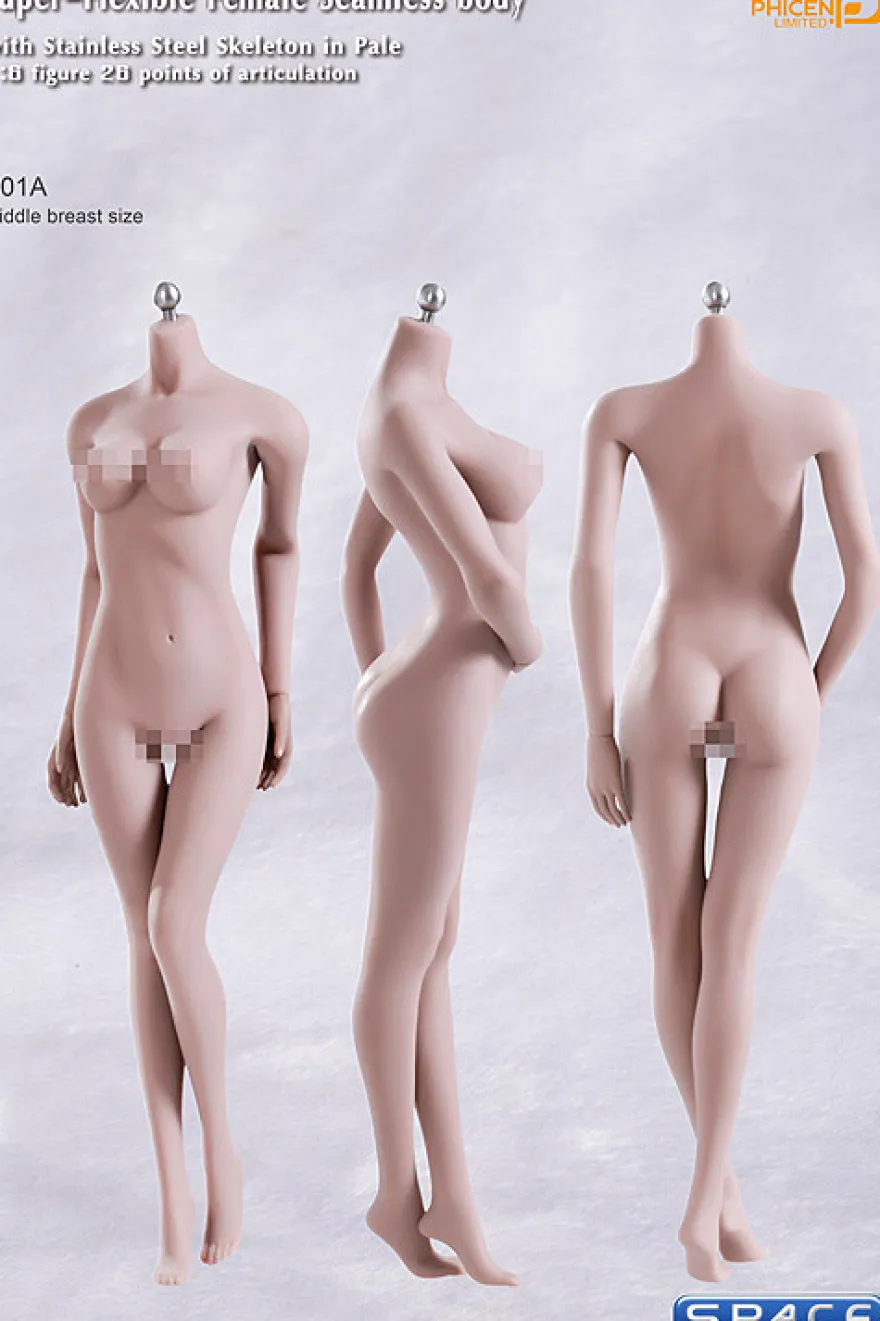 1/6 Scale Seamless Female pale Body
