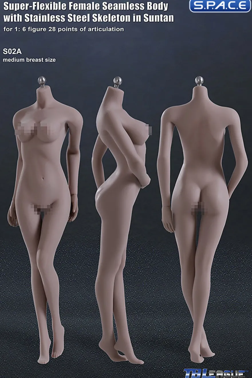 1/6 Scale Seamless Female suntan Body