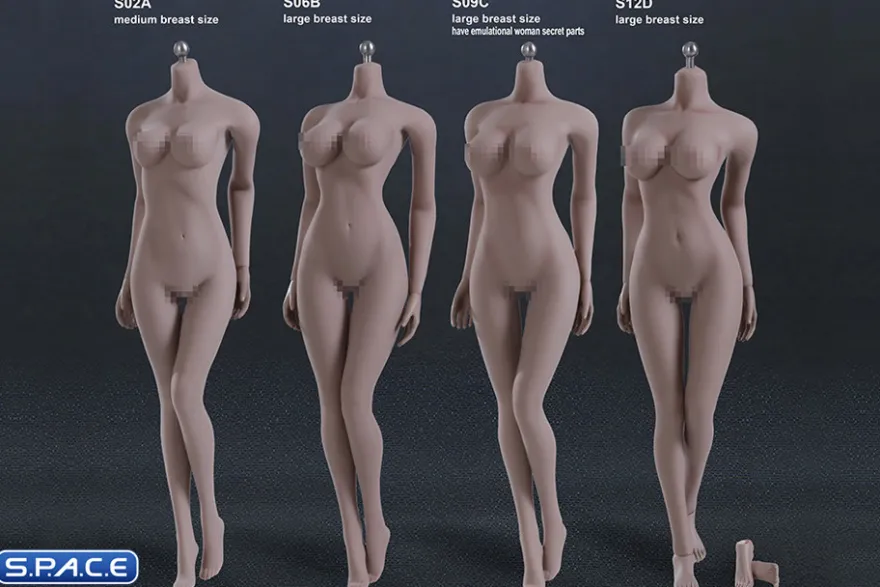 1/6 Scale Seamless Female suntan Body