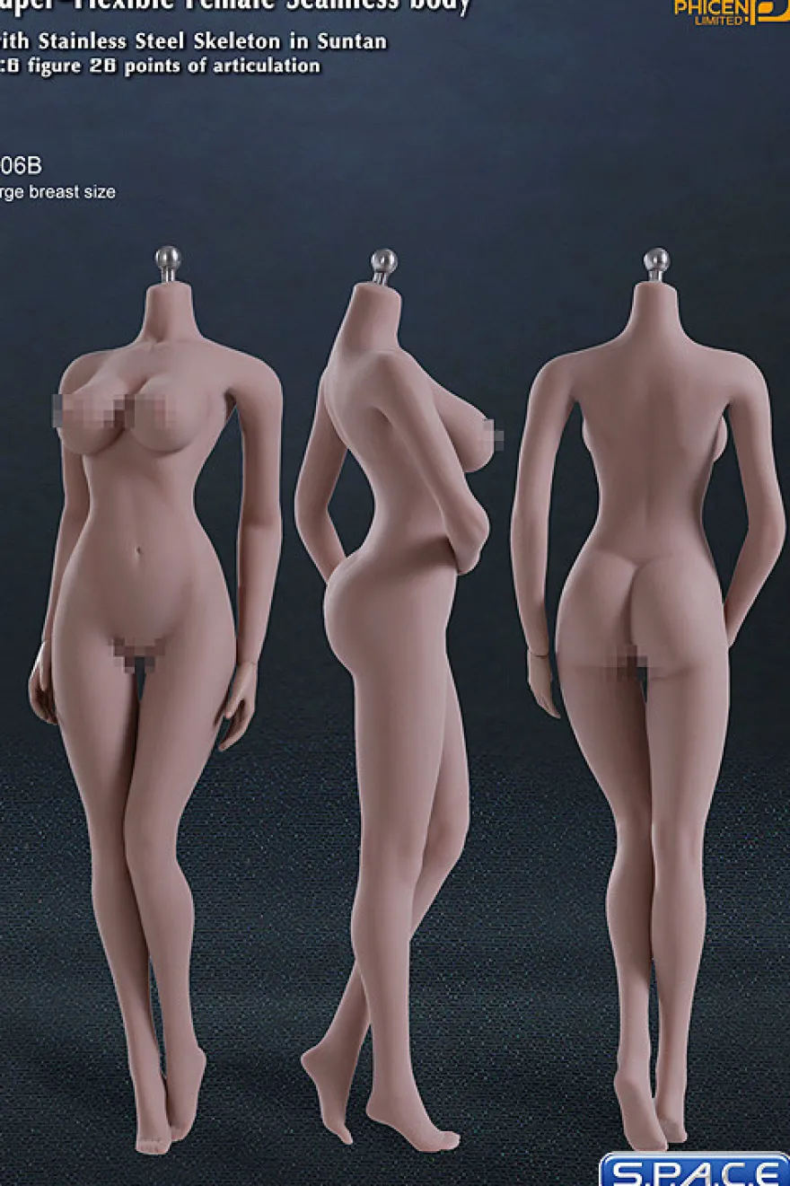 1/6 Scale Seamless Female suntan