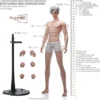 1/6 Scale Seamless Male pale Body DD01H with head sculpt