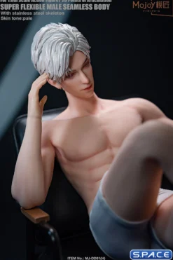 1/6 Scale Seamless Male pale Body DD01H with head sculpt