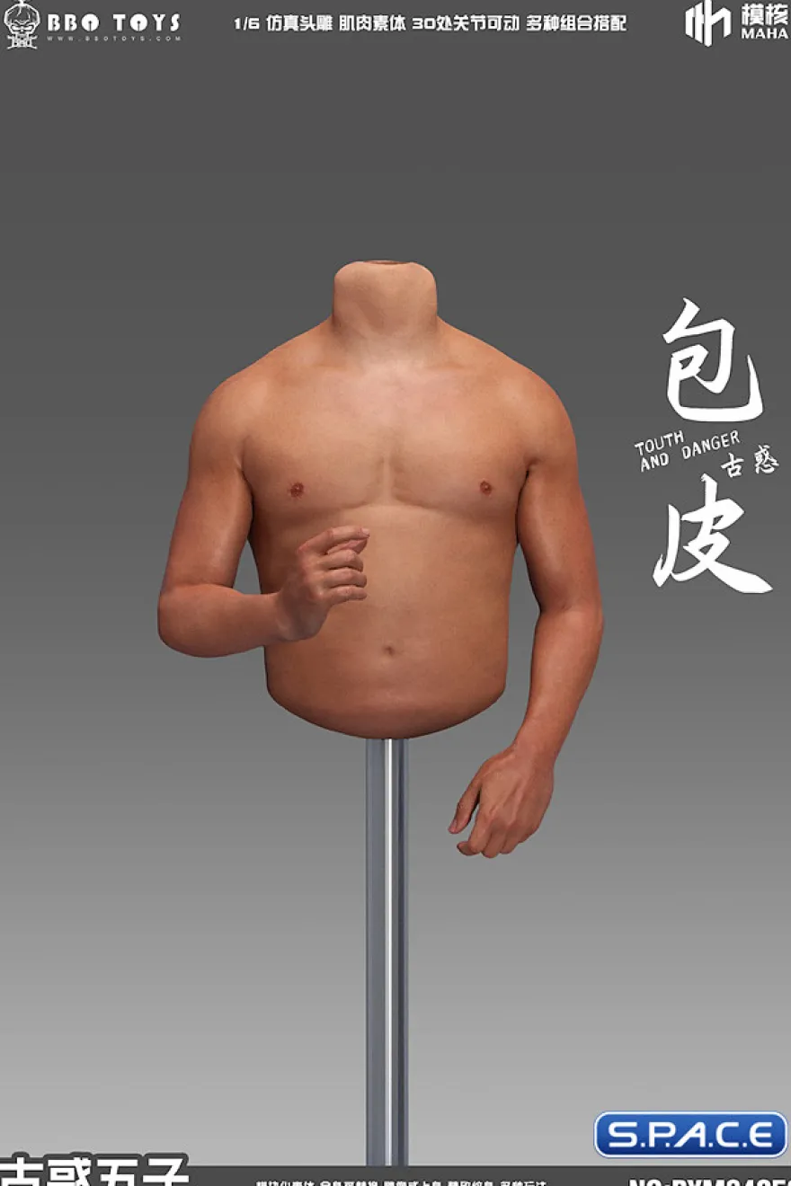 1/6 Scale seamless upper Body for Asian Gangster Version 5