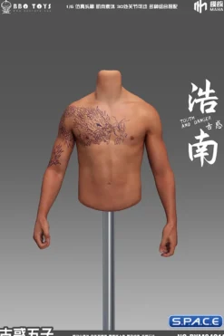 1/6 Scale seamless upper Body for Asian Gangster Version 1