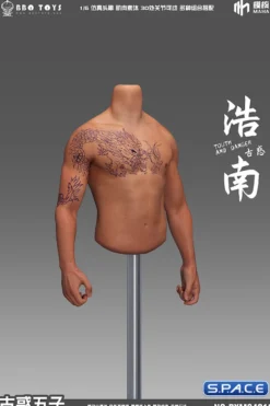 1/6 Scale seamless upper Body for Asian Gangster Version 1
