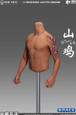 1/6 Scale seamless upper Body for Asian Gangster Version 2