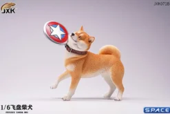 1/6 Scale Shiba Inu with frisbee
