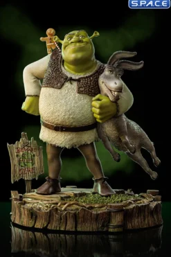 1/10 Scale Shrek, Donkey & The Gingerbread Deluxe Art Scale Statue