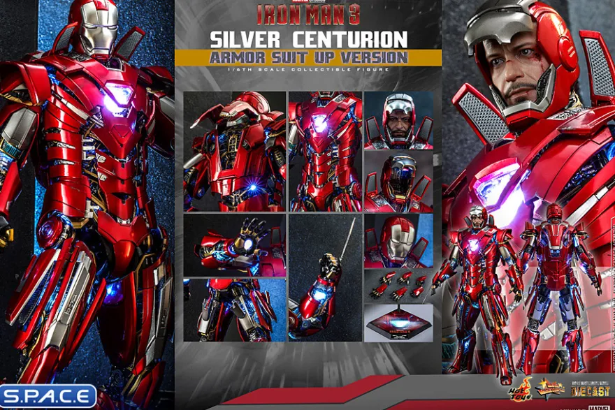 1/6 Scale Silver Centurion - Armor Suit Up Ver. Movie Masterpiece MMS618D43 Diecast Series