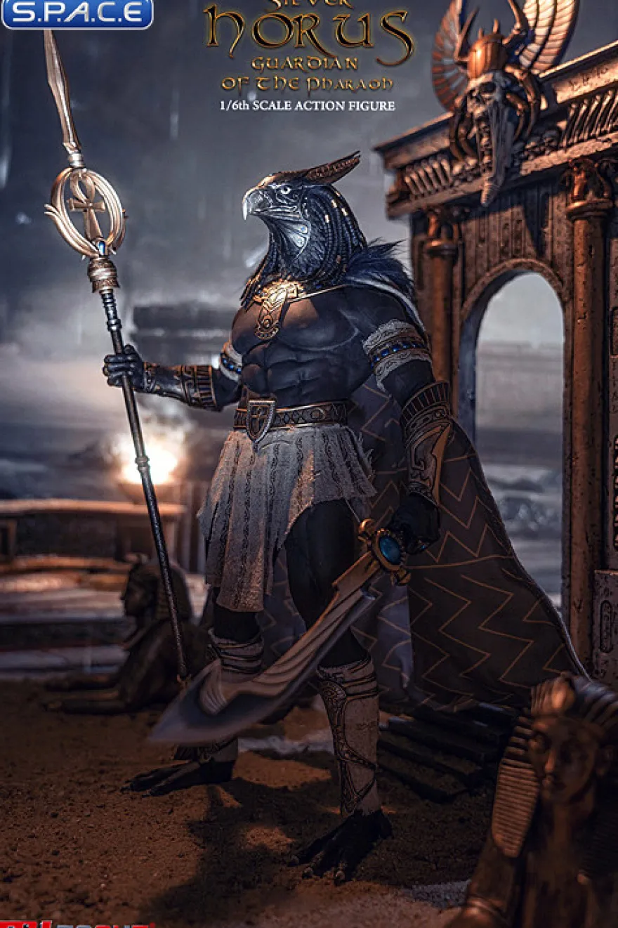 1/6 Scale Silver Horus - Guardian of the Pharaoh