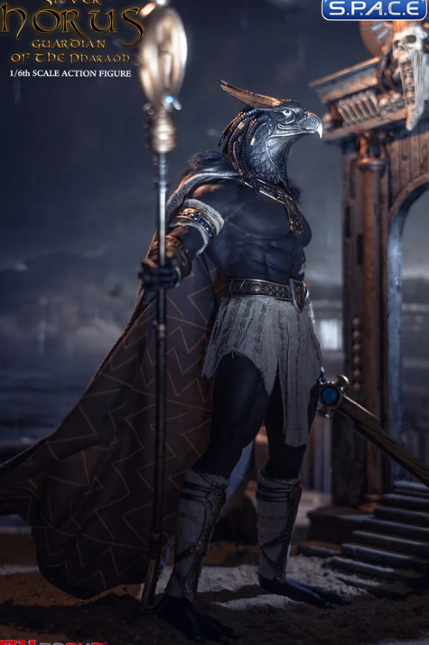 1/6 Scale Silver Horus - Guardian of the Pharaoh