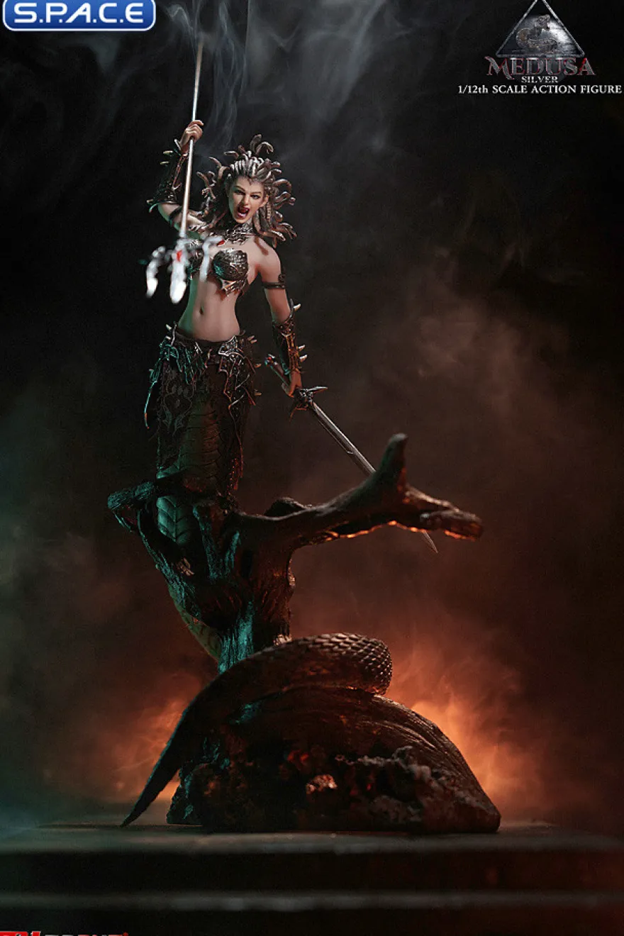 1/12 Scale Silver Medusa - Snake Tail Version