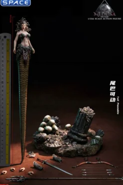 1/12 Scale Silver Medusa - Snake Tail Version