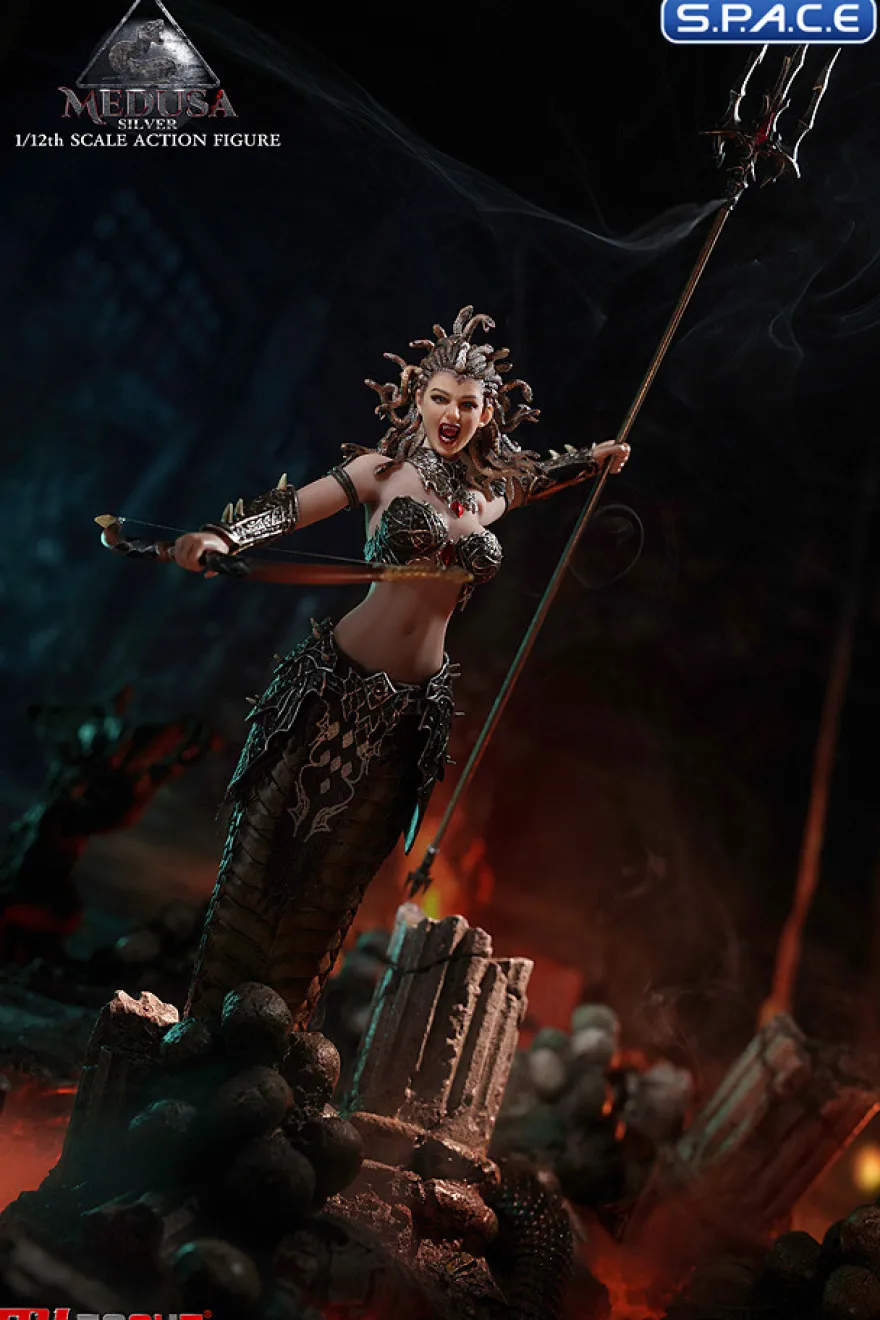 1/12 Scale Silver Medusa - Snake Tail Version
