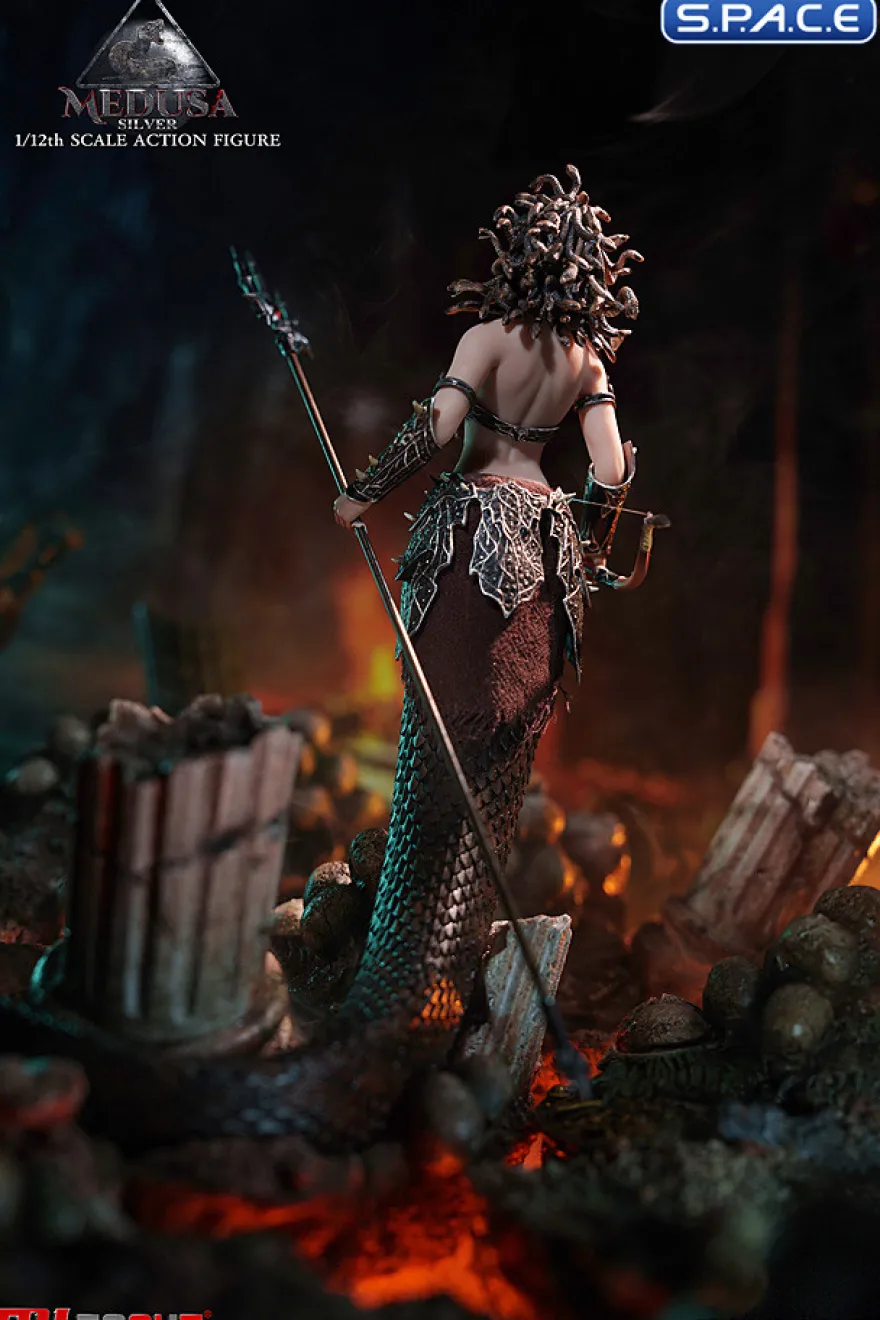 1/12 Scale Silver Medusa - Snake Tail Version
