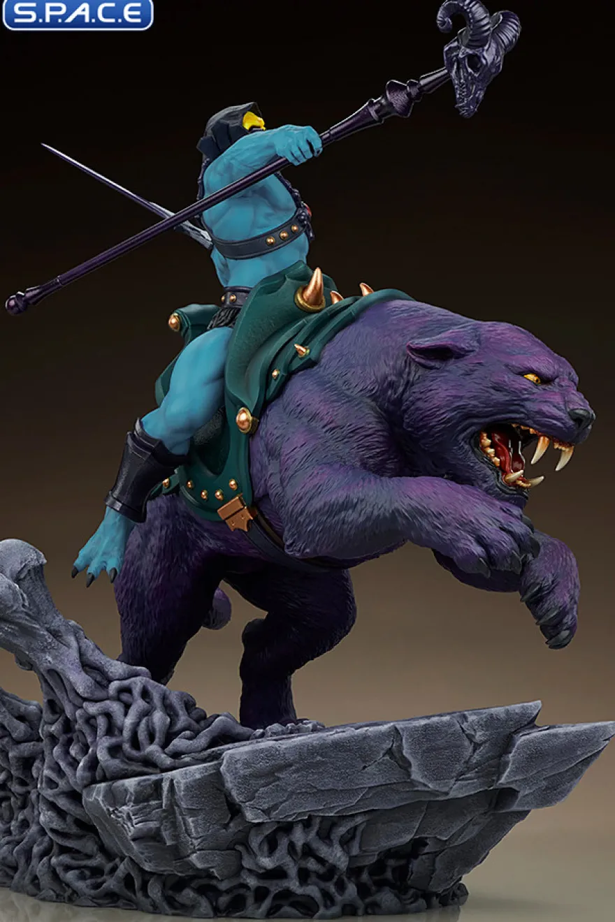 1/4 Scale Skeletor & Panthor Maquette