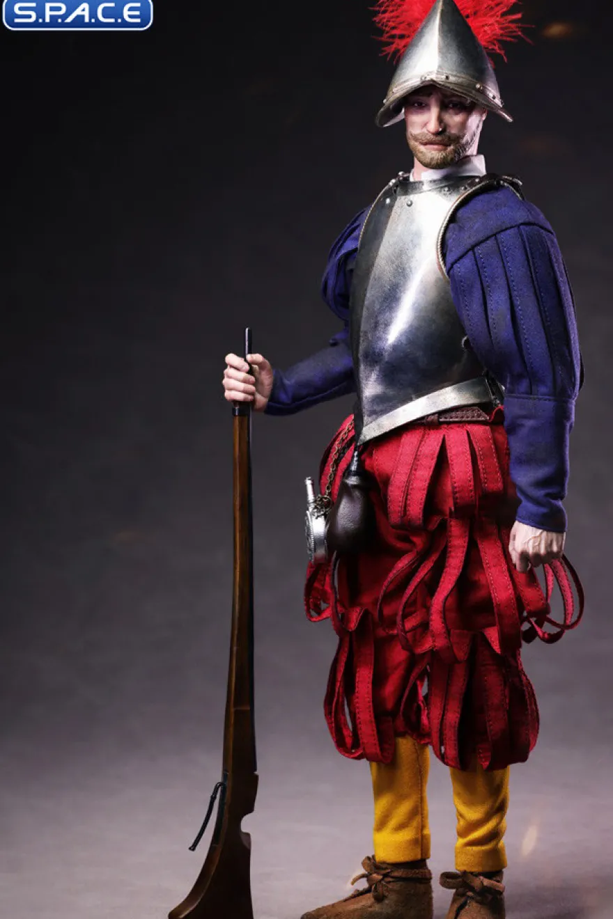 1/6 Scale Spanish Conquistador Musketeer Infantry