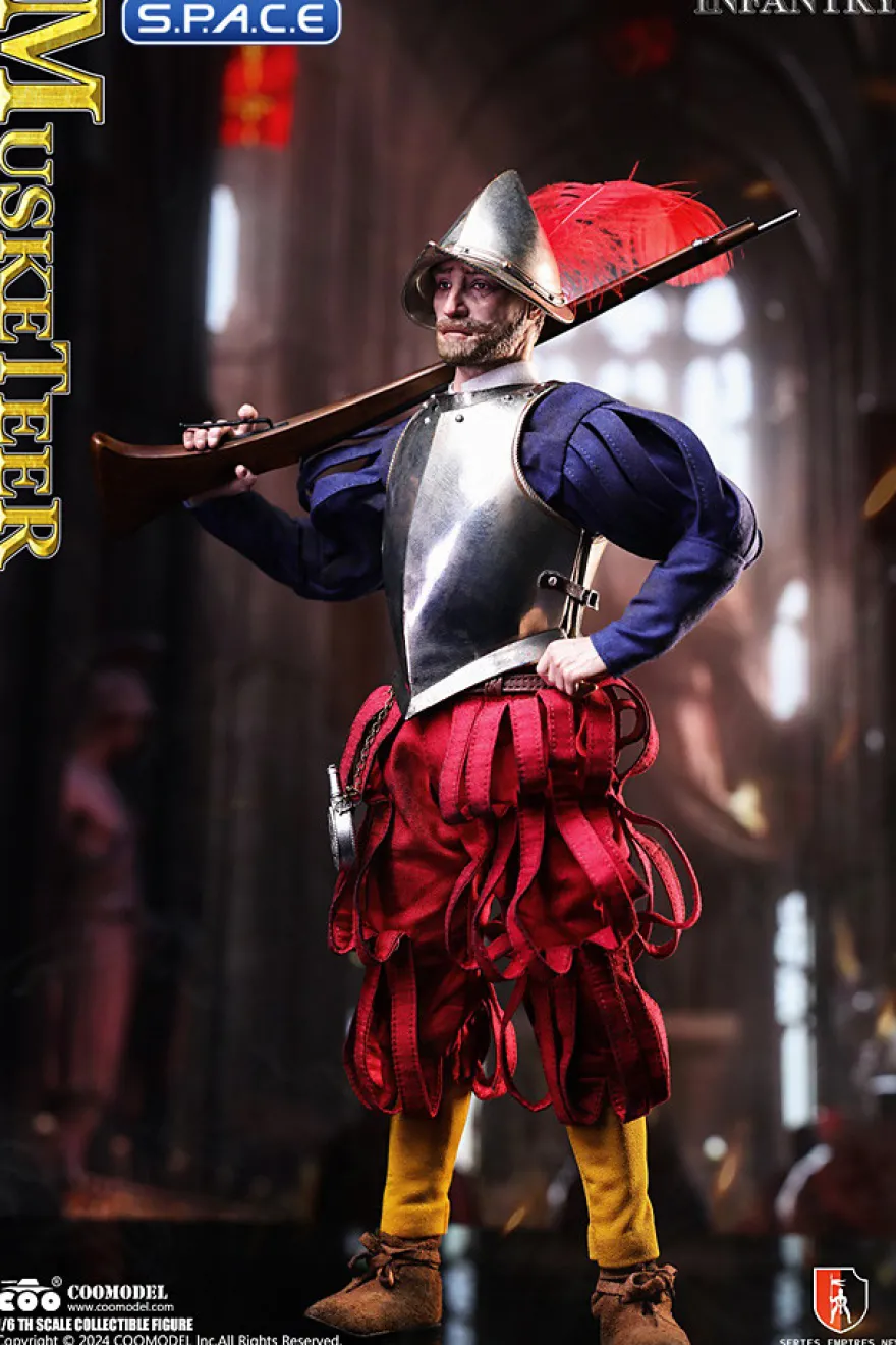 1/6 Scale Spanish Conquistador Musketeer Infantry