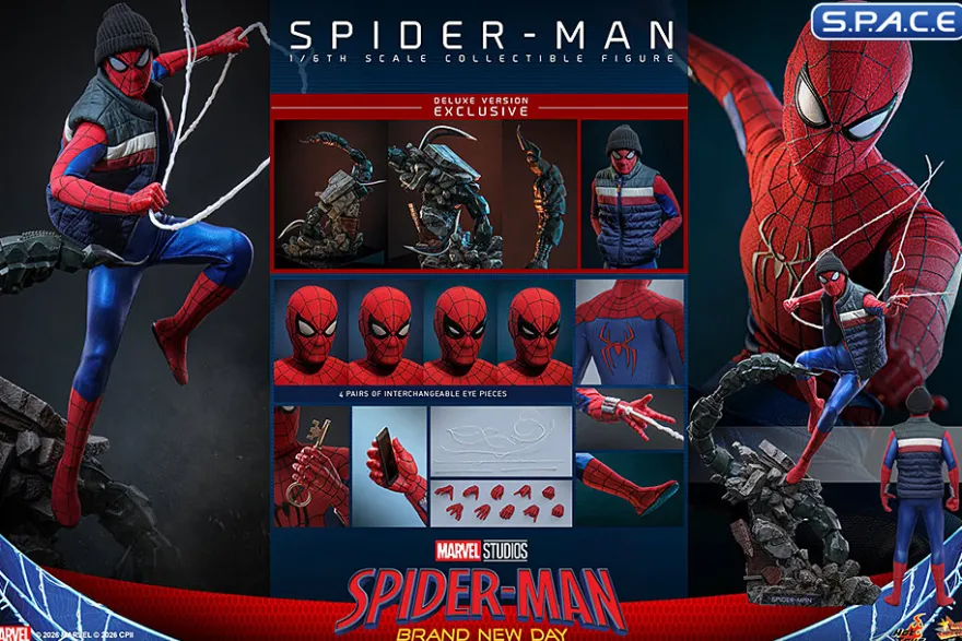 1/6 Scale Spider-Man Deluxe Version Movie Masterpiece MMS893