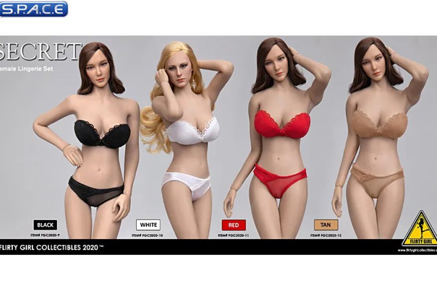 1/6 Scale Strapless Bra and Panty Set
