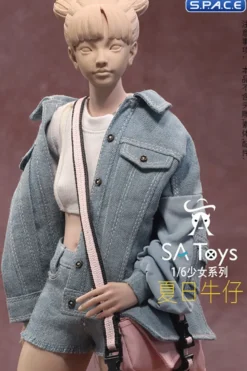 1/6 Scale Summer Denim Clothing Set
