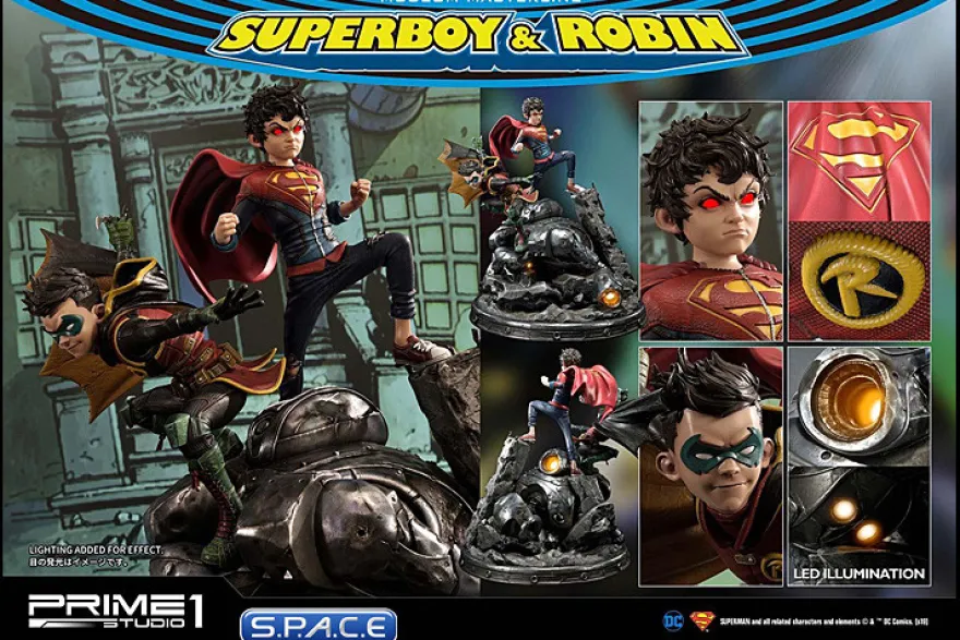 1/3 Scale Superboy & Robin