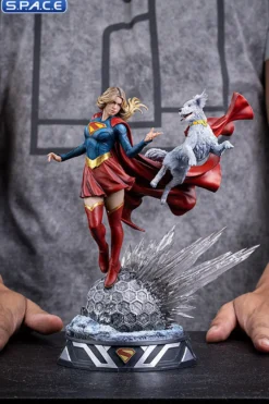 1/10 Scale Supergirl & Krypto Art Scale Statue