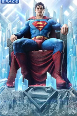 1/4 Scale Superman Fortress of Solitude on Throne Throne Legacy Statue