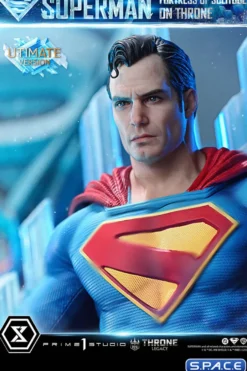 1/4 Scale Superman Fortress of Solitude on Throne Ultimate Throne Legacy Statue