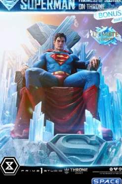 1/4 Scale Superman Fortress of Solitude on Throne Ultimate Throne Legacy Statue