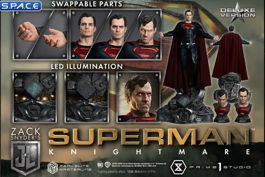 1/3 Scale Superman »Knightmare Colors« Deluxe Real Elite Masterline Statue