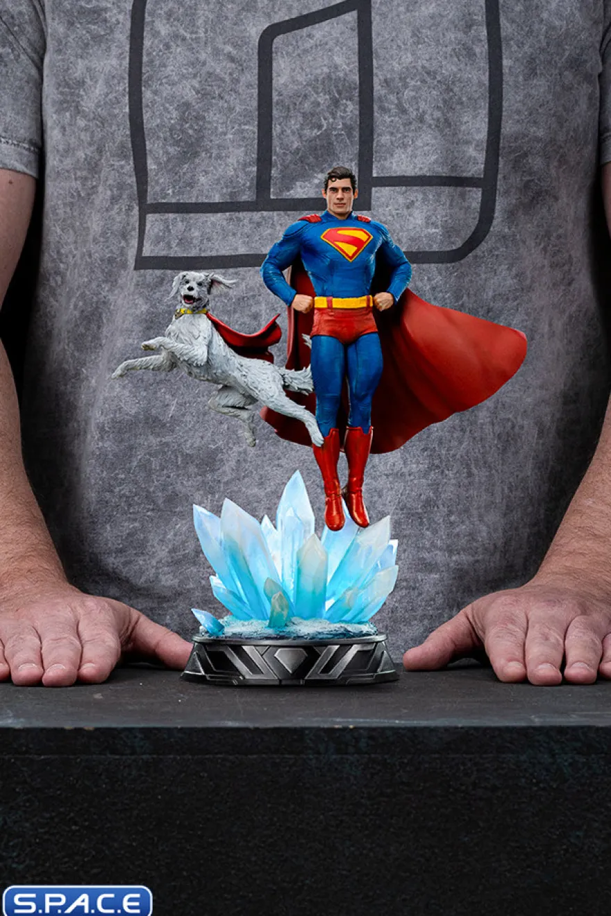 1/10 Scale Superman & Krypto Art Scale Statue