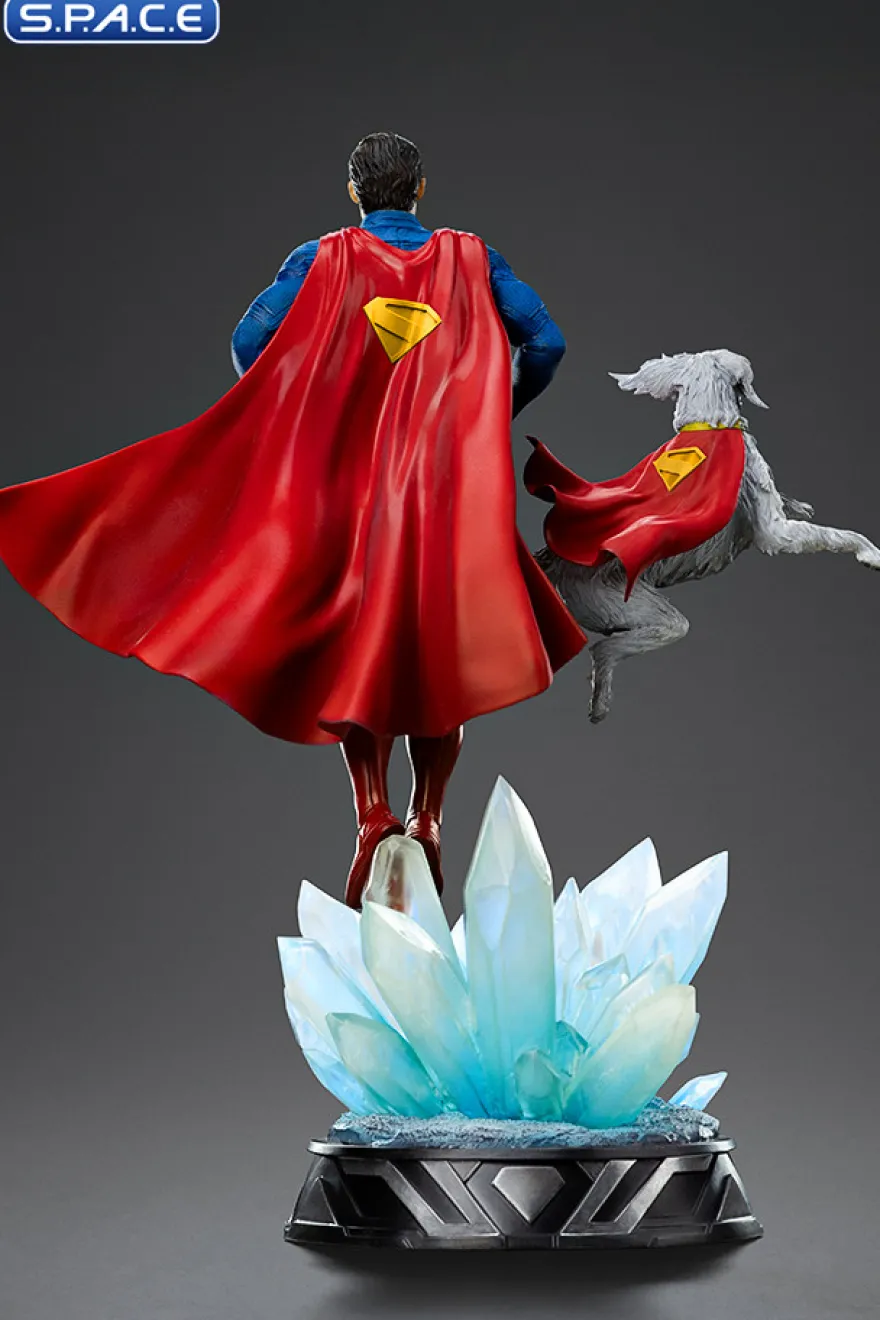 1/10 Scale Superman & Krypto Art Scale Statue