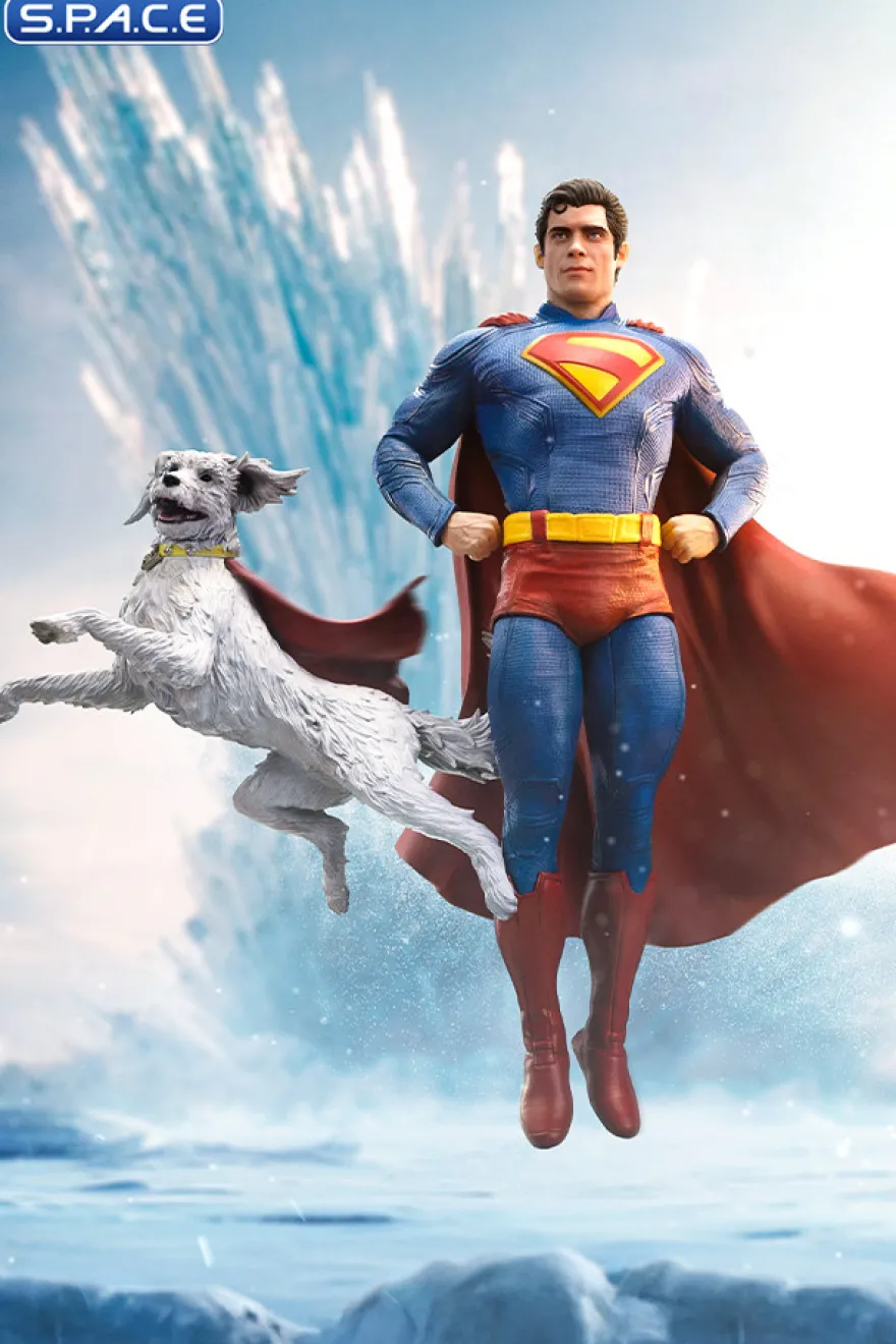 1/10 Scale Superman & Krypto Art Scale Statue