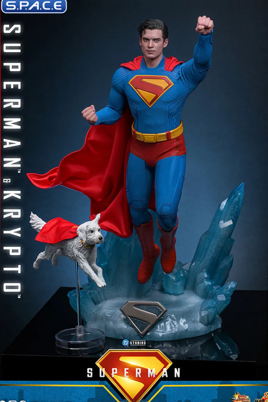 1/6 Scale Superman & Krypto Movie Masterpiece Set MMS812