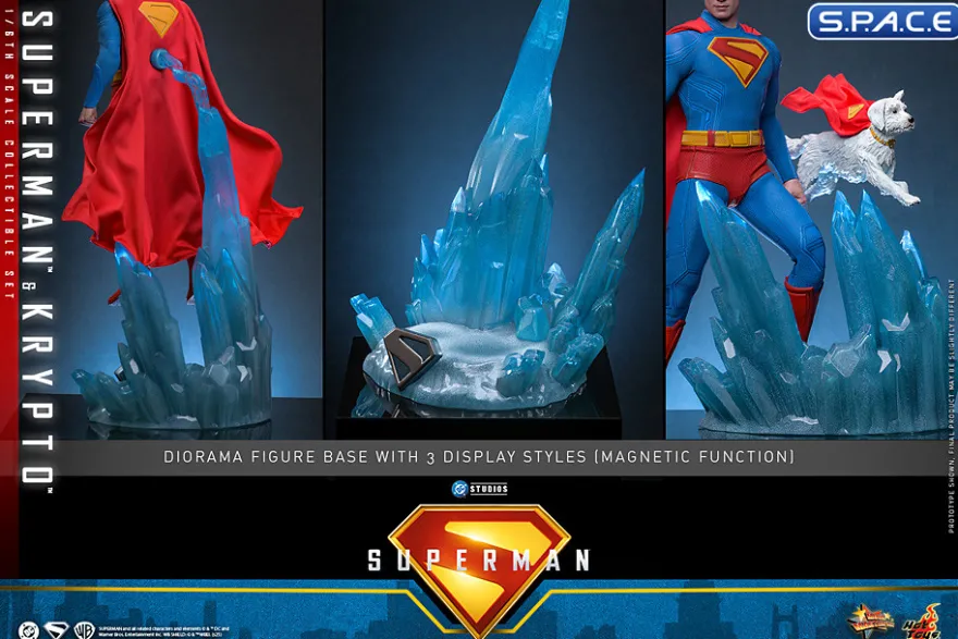 1/6 Scale Superman & Krypto Movie Masterpiece Set MMS812