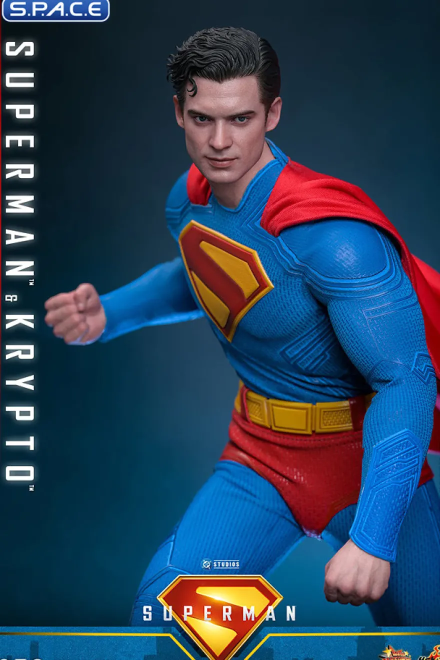 1/6 Scale Superman & Krypto Movie Masterpiece Set MMS812